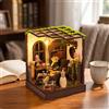 Book Nook 3D Miniature in Legno con Luce Creativo per Appassionati di Lettura