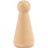 Creativ Company Figurina in legno, a forma di cono, H: 8 cm, 3 pezzi 1 scatola