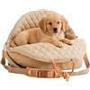 Generico Seggiolino Auto per Cani | Morbido Lavabile Portatile | Seggiolino Auto per Cani Gatto Trasportino,per Piccoli Animali,Gatto,Camion,SUV,Viaggio,all'aperto,Campeggio,Gita su Strada