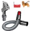 munloo Groom Spazzola per Cani di Pelo Medio/Lungo, Spazzola Aspira Peli Animali con Tubo e Fermo Tasto di Accensione, per Aspirapolvere V7 V8 V10 V11 V12 V15