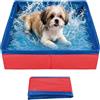 Generico Piscina Per Cani Piccoli Pieghevole 50x10cm Antiscivolo Alvaspazio Stabile