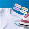 Gufacai Etichette adesive personalizzate con nome per uniformi studentesche per bambini, per vestiti, borse, cucite, stirate, autoadesive, impermeabili, lavabili, termoadesive per abbigliamento, scarpe e