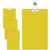 Générique Erasable Badge - 3.35 Inch 4 Piece Erasable Badge Notebook Set | Reusable Vertical Name Bædge Clip | Alcohol Erasables Notepad Mini Whiteboard For Nurse Doctor Teacher Nursing. Pp, 100 g.