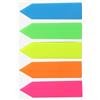 Generic Book Tabs Stickers - 100 etichette adesive fluorescenti in PET | linguette fluorescenti rimovibili colorate per annotazioni di libri traslucide facili da scrivere per scatole di carta