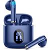 Drsaec Cuffie Bluetooth 5.4, 6D Stereo Auricolari Bluetooth 2026 Nuovo Cuffie Wireless in Ear con ENC Mic, 30Ore Cuffie Senza Fili Cancellazione Rumore IP7 Impermeabili Sport Cuffiette per iOS/Android