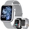 TAOLOON Smartwatch Donna con Effettua orologio Chiamate: 1.83Smart watch con Bluetooth5.2 Contapassi Sonno 123+ Modalità Sportivo Fitness Tracker IP68 impermeabile WhatsApp Notifice Compatibile Android iOS