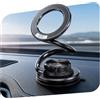 CUULANIX Porta Cellulare Auto per MagSafe | Magnetico, Con Ventosa, Girevole a 360°, Nero, per iPhone 17, 16, 15, 14 Pro Max, per Cruscotto e Parabrezza
