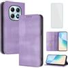 OUEAYIEN Cover per Redmi Note 15 5G/4G/Poco M8 5G Custodia a Libro con Vetro Vio | Blocco RFID,Antiurto,Pelle Portafoglio Case,Porta Carte,Vintage Flip Custodia per Redmi Note15 PocoM8
