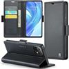 Phernykas Custodia a Libro Portafoglio per Xiaomi 11 Lite, RFID Magnetica | 3 Slot - Per Pendolarismo, Flip Cover Doppia Fibbia Laterale, Pelle PU Anti-Macchia, Supporto, Lavoro, Telefono Libretto