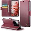 Phernykas Custodia a Libro Portafoglio per Xiaomi 14 Pro, RFID Magnetica | 3 Slot - Per Pendolarismo, Flip Cover Doppia Fibbia Laterale, Pelle PU Anti-Macchia, Supporto, Lavoro, Telefono Libretto