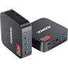 ACEMAGIC Kron Mini K1 Mini PC, AMD Ryzen 5 7430U (6C/12T, Fino a 4.3 GHz), Mini Computer 32GB DDR4 RAM 512GB M.2 2280 SSD,AMD Radeon Graphics, BT 5.2/WIFI 6 per Ufficio,Studio,Business