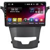 Generico Autoradio con touchscreen per SsangYong Korando Actyon 2014-2017, 9 pollici, Android 15, lettore multimediale con Carplay wireless e Android Auto, 4 core 2G+64G