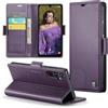 Phernykas Custodia a Libro Portafoglio per Samsung A15, RFID Magnetica | 3 Slot - Per Pendolarismo, Flip Cover Doppia Fibbia Laterale, Pelle PU Anti-Macchia, Supporto, Lavoro, Telefono Libretto