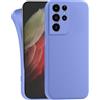 MyGadget Cover per Samsung Galaxy S21 Ultra - Custodia Protettiva in Silicone Morbido - Case TPU Flessibile - Ultra Protezione Antiurto & Antiscivolo Blu