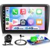 VECHTEL 4G+64G Autoradio Android 15 per Seat Ibiza 2016-2017, 9 Pollici HD Schermo Tactile Stereo Auto co Carplay Android Auto senza Fili GPS Wi-Fi USB Bluetooth 5.0 Radio FM RDS Retrocamera
