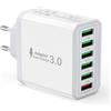 Tupneuf 2 Pack Caricatore USB C, 40W 6-Porte USB C Presa USB Multiplo per iPhone 15 14 13 12 11 Pro Max Mini SE 2020 XS XR X 8 7 6 6S Plus, iPad, Samsung, USB Multipla Spina Carica Charger Alimentatore