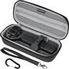 Honbobo Custodia Borsa per DJI Osmo Pocket 4P, Custodia da trasporto con Braccialetto Gancio, Borsa portaoggetti Case Bag Camera Accessori per DJI Osmo Pocket 4P Standard Combo (Black)