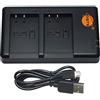 DSTE LC-E17 DSTE USB Dual Quick Caricatore Compatibile per Canon LP-E17,EOS M6 Mark II,EOS Kiss X7,EOS Kiss M,EOS M,M2,M10,M100,Rebel SL3(EOS 250D / EOS Kiss X10) Fotocamera