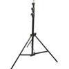 Manfrotto 1005BAC Babylight Stativo con Sistema Pneumatico a 3 Sezioni in Alluminio, Altezza 273 cm, Nero