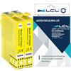 LCL Giallo Cartucce d'inchiostro Compatibile per 604 XL C13T10H44010(2Pack) | High Yield Sostituzione per Epson Expression home XP-2200/XP-2205/XP-3200/XP-3205/XP-4200/XP-4205 WF-2910DWF/WF-2930DWF