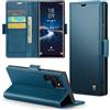 Phernykas Custodia a Libro Portafoglio per Samsung S24 Ultra, RFID | 3 Slot - Per Pendolarismo, Flip Cover Doppia Fibbia Magnetica, Pelle PU Anti-Macchia, Supporto, Lavoro, Telefono Libretto