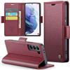 Phernykas Custodia a Libro Portafoglio per Samsung Galaxy S21 Plus, RFID | 3 Slot - Per Pendolarismo, Flip Cover Doppia Fibbia Magnetica, Pelle PU Anti-Macchia, Supporto, Lavoro, Telefono Libretto