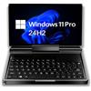GPD Micro PC 2 (i3-N300) - Ultra Mobile PC con Windows 11 Pro, Display 7 Full HD orientabile di 180°, Octa Core i3-N300, RAM 16 GB LPDDR5, SSD NVMe 512 GB, Wi-Fi 6, Ethernet 2.5G, Bluetooth 5.2