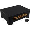 Musway MF108A - Sistema di SUBWOOFER attivo in design piatto (DOWNFIRE) con supporto da 20 cm (8)