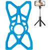 Lyricalist Motorcycle Phone Mount Tether - Motor Phone Mount Tether, Motorcycle Webgrip | Motorcycle X Web Grip Silicone Cell Phone Holder Band, Bike Phone Mount Accessories Replacement Parts for Cycling