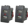 SANDASDON 2X Modulo Caricatore Compatibile Living Caricatore 2 Presa Usb Cl113 SD81760