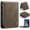 Idhiem Flip Libro Wallet Cover per Samsung Galaxy Z Flip 7, Caffè | Pelle PU Premium, Custodia Portafoglio Flip Libro, Blocco RFID, Slot per Carte, Antiurto Wallet Cover, Funzione Supporto