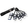 Liaoan Adattatore da USB C a micro, convertitore OTG da USB A a tipo C 3.0, convertitore da IP a USB C e adattatore OTG 3.0 da tipo C a USB A (6 pezzi), supporta la ricarica rapida e il trasferimento