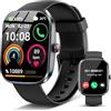 Soudorv Smartwatch Uomo Militare, Orologio Smartwatch 1.43 con Chiamate Bluetooth, 100+ Modalità Sportive, Batteria 1000 mAh, Monitoraggio Sonno e Cardiofrequenzimetro, Torcia e Bussola per IOS/Android