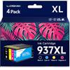 LUCROKINK 937 - Cartucce compatibili per 937XL 937e, confezione da 4 (S/C/M/G)