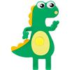 Hemobllo Supporto Porta Telefono Auto Dinosauro in Silicone Creativo e Cartoon Presa Aria e Doppia Gamba una Tenuta Salda Stile Casuale