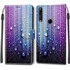 Feyten Cover per Huawei P Smart Z/Y9 Prime 2019/Honor 9X/9X PRO, Custodia in Pelle Huawei P Smart Z/Y9 Prime 2019/Honor 9X/9X PRO, Flip Custodia Pelle PU con [Magnetica] Cover a Libro (Blu Viola)