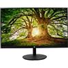 V7 Monitor PC 23,8 Pollici LED Full HD, Pannello IPS, 100 Hz, 5 ms, Supporto Ergonomico Regolabile in Altezza, HDMI, DisplayPort, VGA, Altoparlanti, Certificazione TCO, VESA 100 x 100, Colore Nero