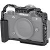Nitze Zf Gabbia per fotocamera Nikon Z f con Impugnatura Integrata, guida NATO, Slitta a Freddo e piastra a Sgancio Rapido Arca Swiss, Compatibile con Treppiedi e Cardani - T-N03A