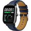 Osinaga Cinturino in Pelle 20mm per Amazfit GTS 4 Mini/GTS 3/2/2e, Bip 3/Pro/S/Lite, GTR 42mm, Pop