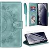 ivencase Custodia in pelle per Xiaomi Redmi Note 15 Pro 5G e pellicola protettiva pieghevole Premium [scomparto per carte di credito] [supporto per Redmi Note 15 Pro 5G, verde