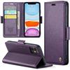 Phernykas Custodia a Libro Portafoglio per iPhone 11, RFID Magnetica | 3 Slot - Per Pendolarismo, Flip Cover Doppia Fibbia Laterale, Pelle PU Anti-Macchia, Supporto, Lavoro, Telefono Libretto