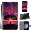 KENHONER Custodia per Samsung Galaxy S24, Albero | Portafoglio Pelle PU, Magnetica, Resistente Agli Urti, Scomparto Carte Credito, Pieghevole, Flip Libro, Motivo