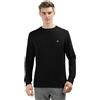 Calvin Klein Jeans Calvin Klein Uomo Felpa Badge Crew Neck Regular Fit, Nero (CK Black), XXL