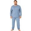 Leedya Pigiama Uomo Lungo in Cotone Jersey 100% Pettinato - Stile e Comfort in Ogni Dettaglio - Pigiama Leggero per Le Notti Estive - Polsini No Stress