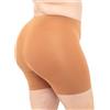LEELA LAB Pantaloncini Ciclista Donna Taglie Forti in Morbida Microfibra, Realizzati con Tecnologia Seamless Senza Cuciture - Made in Italy