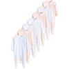 NEXT Bambina Confezione da 7 Tutine per Neonati | Neonato, 7 Pack, Mid Rise, Button, 100% cotone