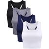 Geyoga 4 Pezzi Canottiere Corte Sport