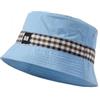 Weekend Offender CC01 Queensland Check Bucket Hat, Cielo, Taglia unica