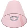 SOLUSTRE Paralume in tessuto, lampadario, paralume rosa, lampada da tavolo, paralume di ricambio, paralume in tessuto, paralume per lampada da terra E14, lampada da parete per soggiorno