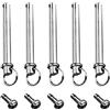OSALADI Kit di riparazione per ventagli pieghevoli 5 set di rivetti e dadi di ricambio per assi di ventagli accessori di riparazione per ventagli pieghevoli dimensioni 27 mm